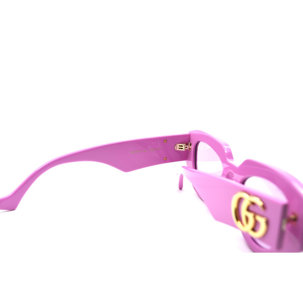 GUCCI GG1421S 004 PINK LIGHT VIOLET AUTHENTIC SUNGLASSES - Picture 12 of 14